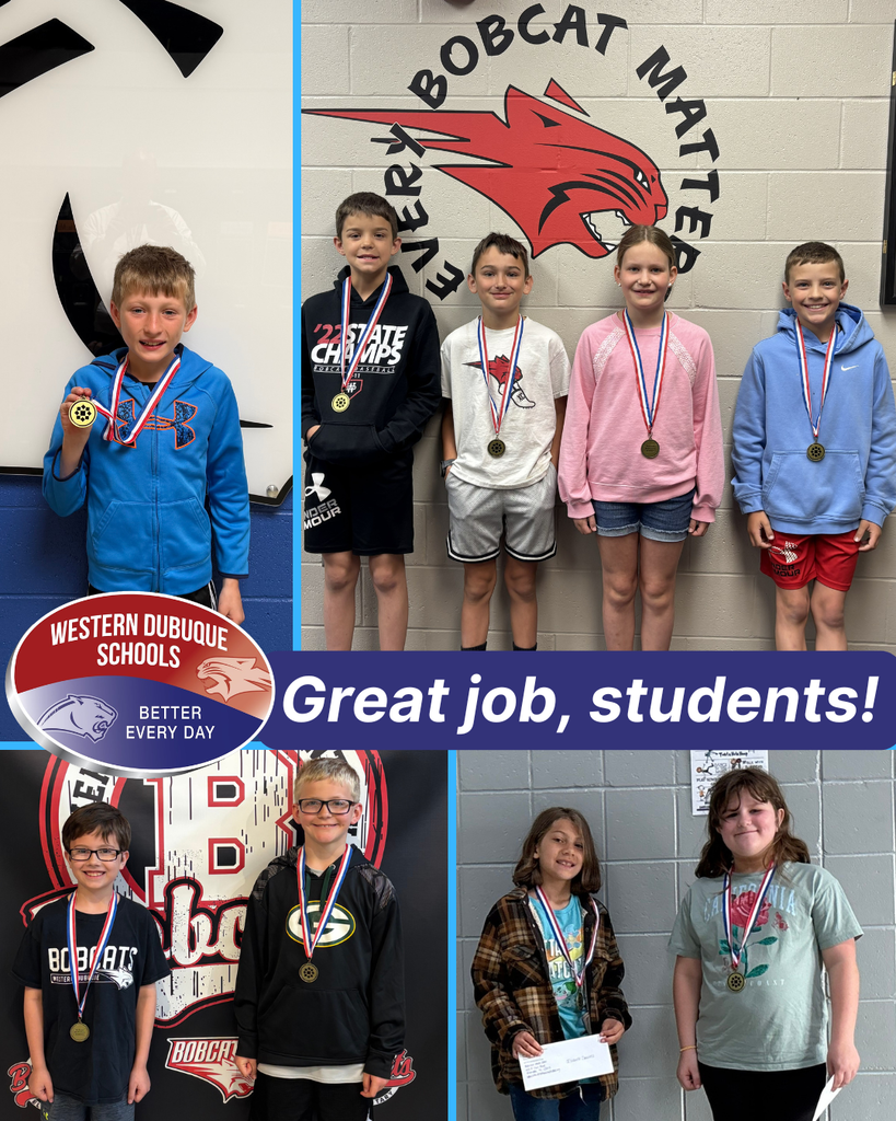 Kids with certificates and medals 