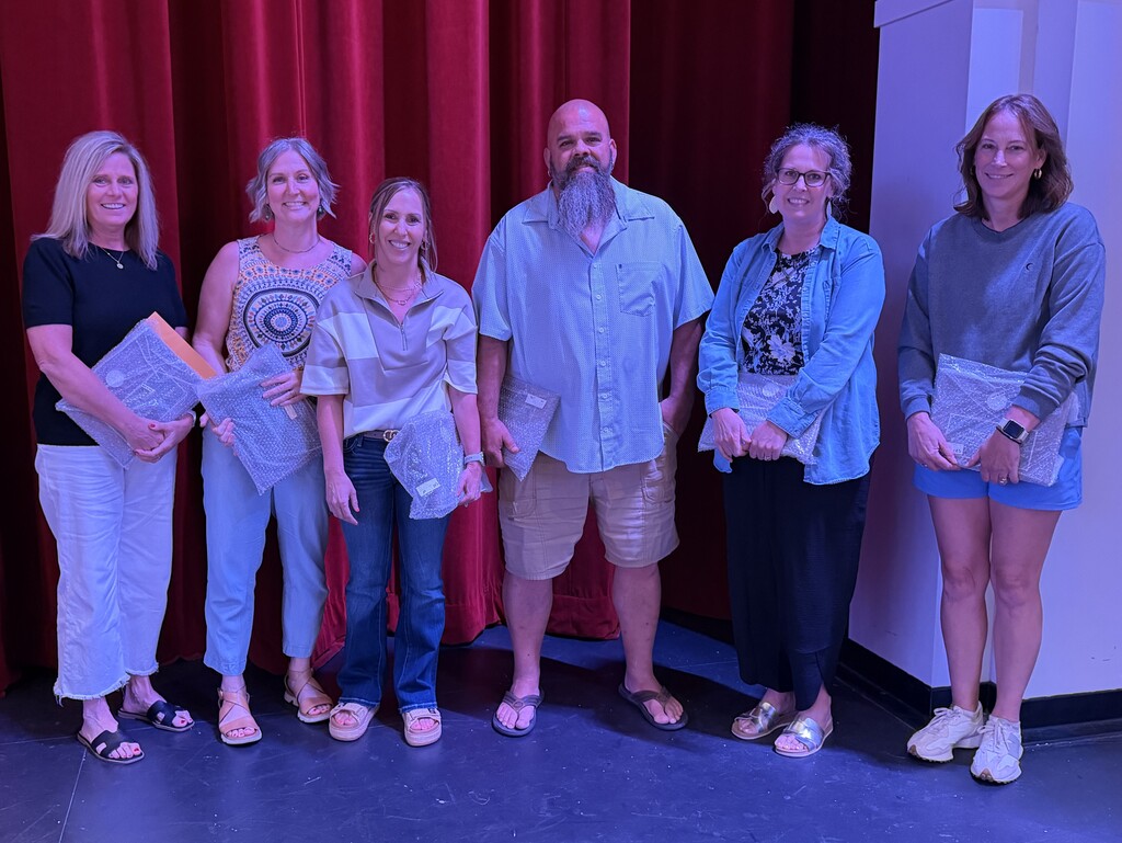 Staff members being honored for 25 years of service with Western Dubuque.