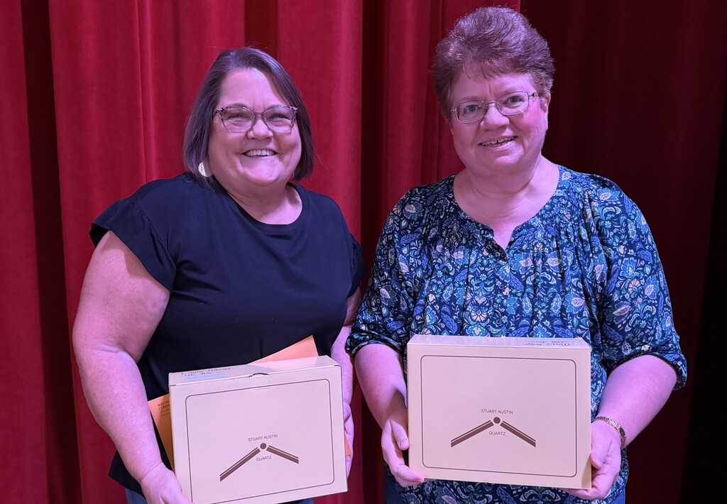 Staff members being honored for 40 years of service with Western Dubuque.