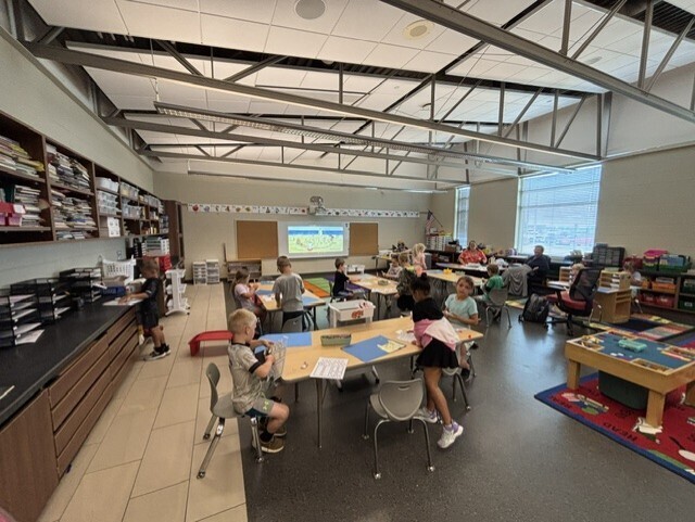 Students learning