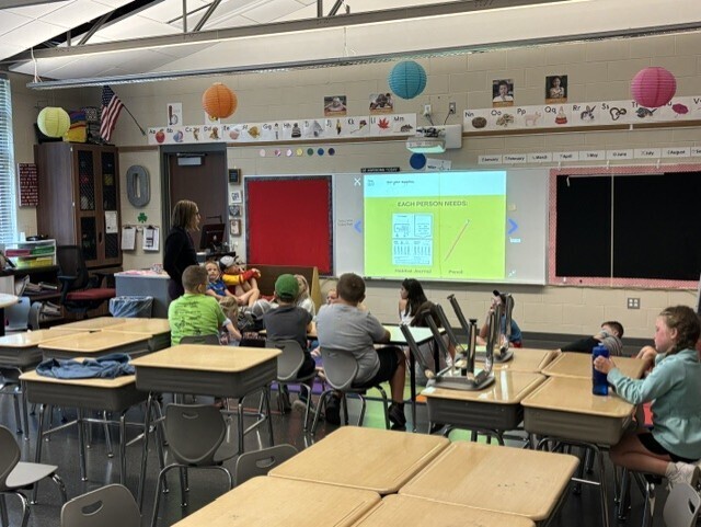 Students learning