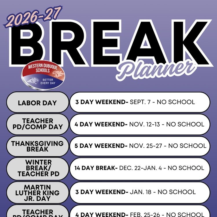Calendar dates