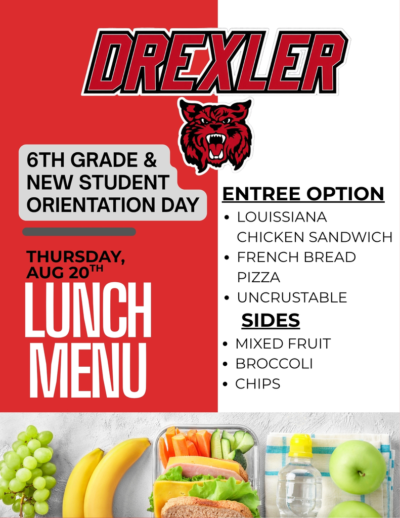 Lunch menu for 8/20/26