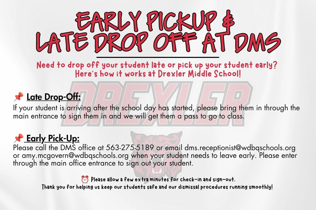 Sign in/out procedure at DMS