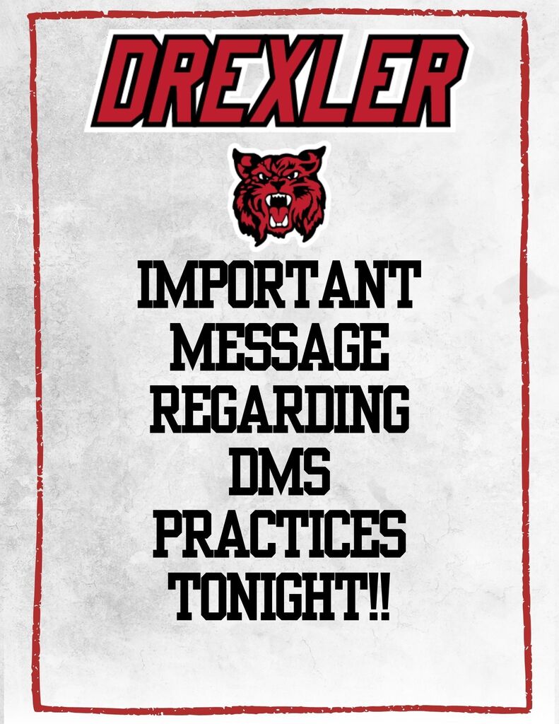 dms sports practice announcement