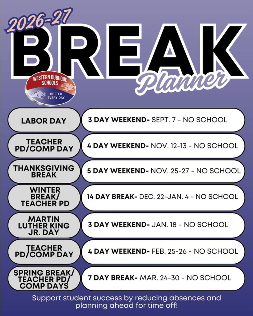 2026-2027 school year breaks