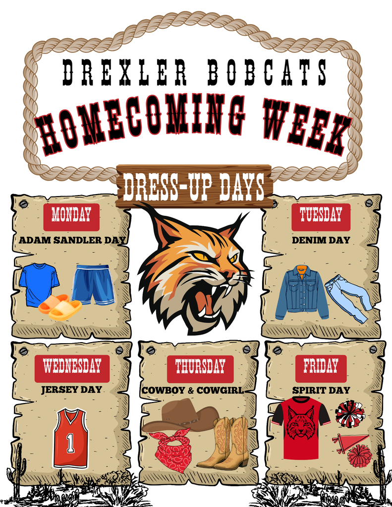 2026 HOCO dress up days