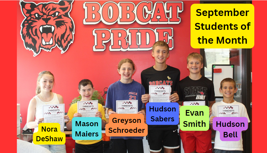 Sept 2026 Students of the Month