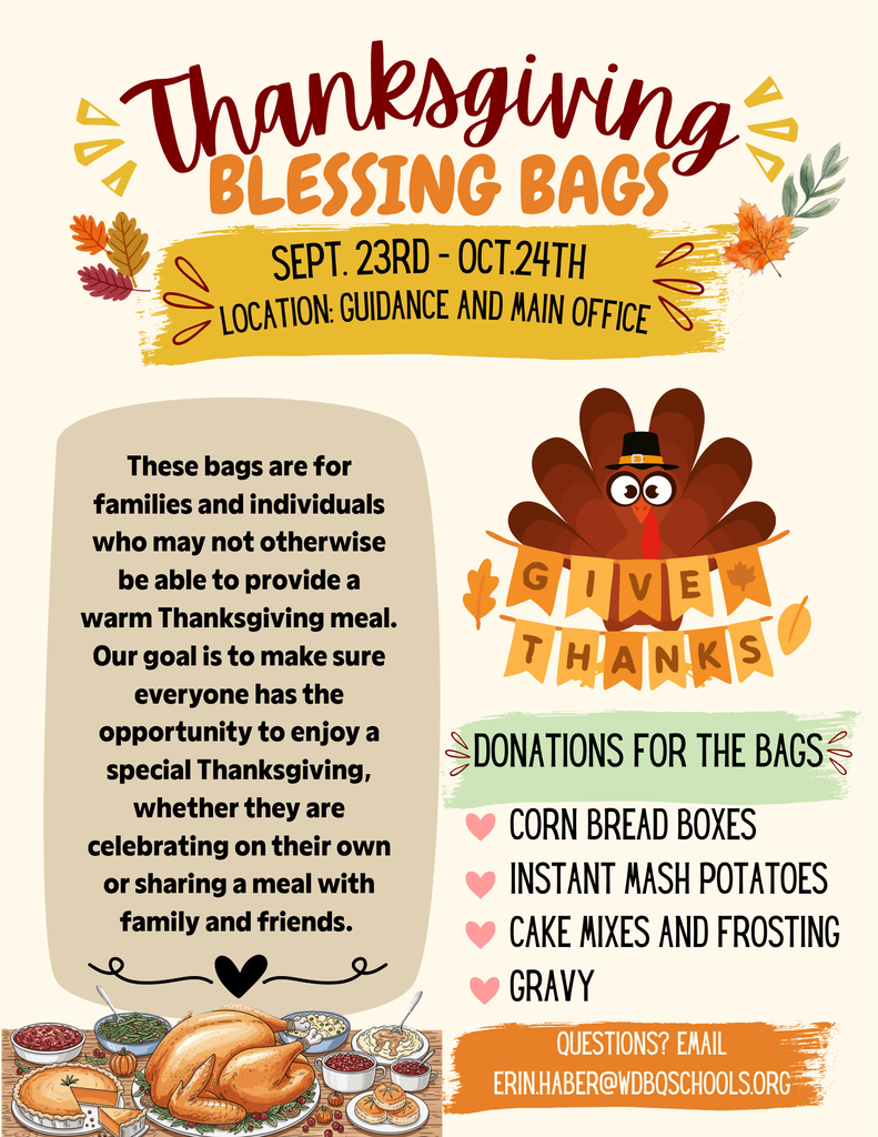 Blessing Bags Donations