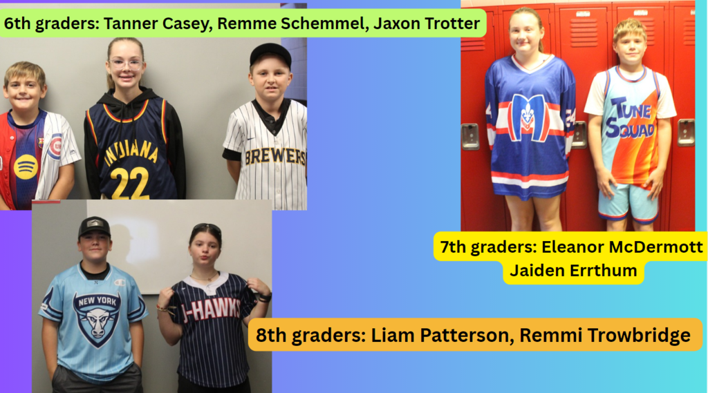 Jersey Day Winners