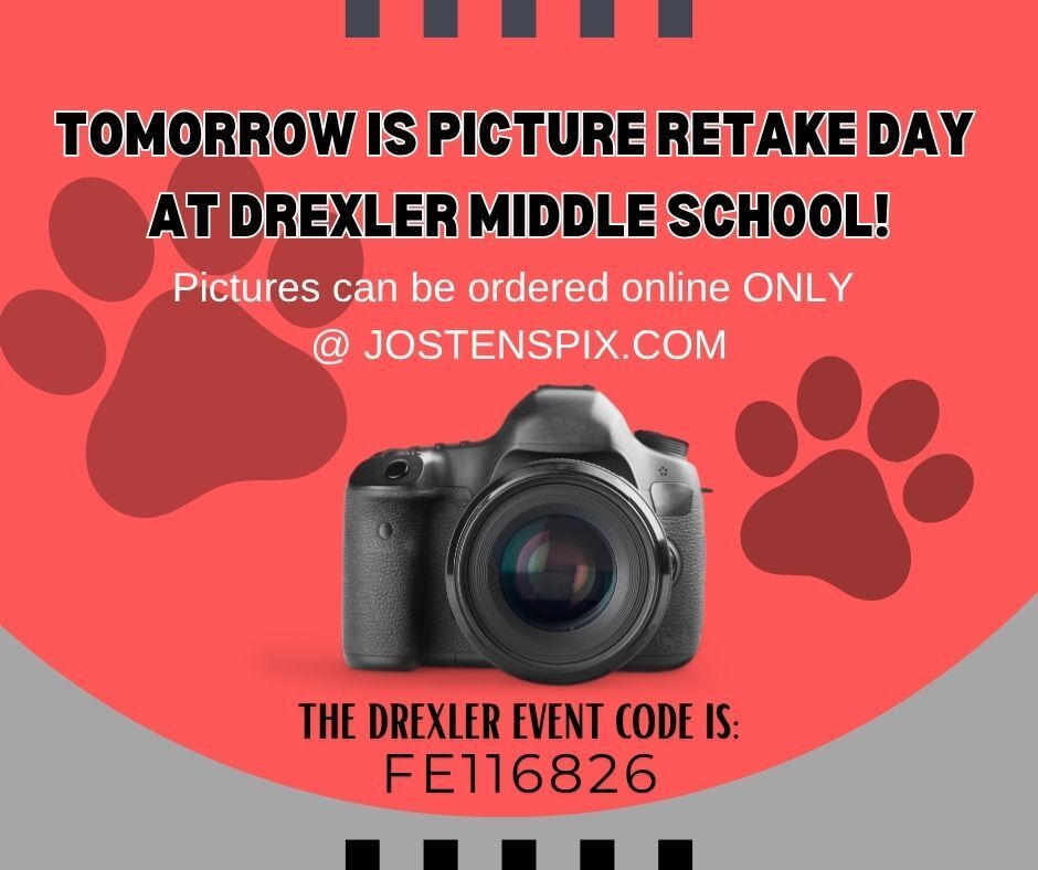 Picture Retake Day is October 15th