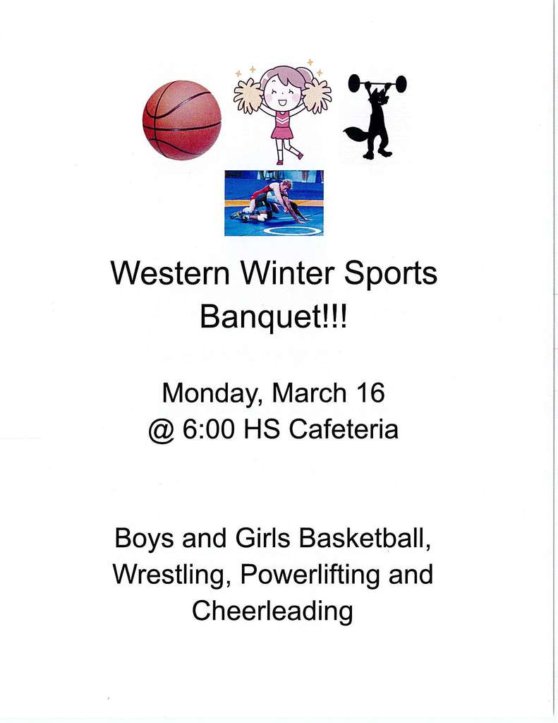 Winter Banquet Flyer