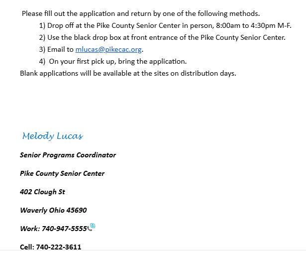 Summer Food Program
