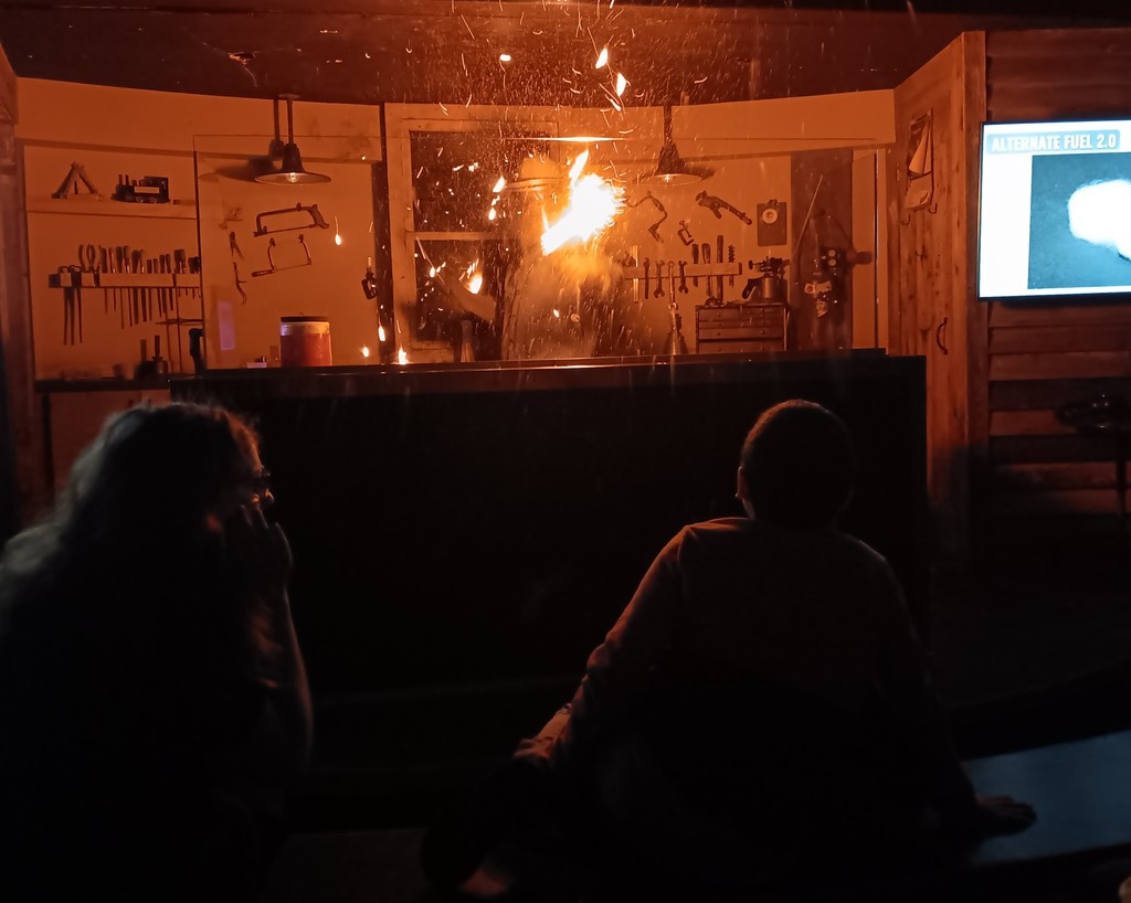 Rocket lab pyrotechnics