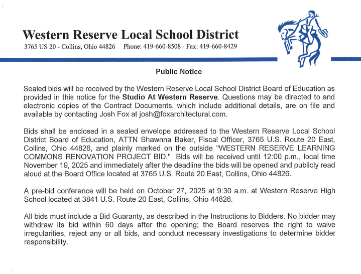 Public Notice - Information in News Article