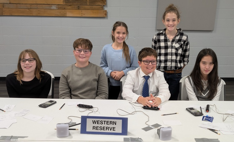 6th grade Academic Challenge team