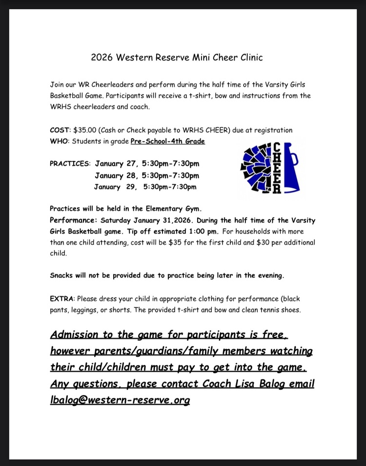 Cheer Clinic info