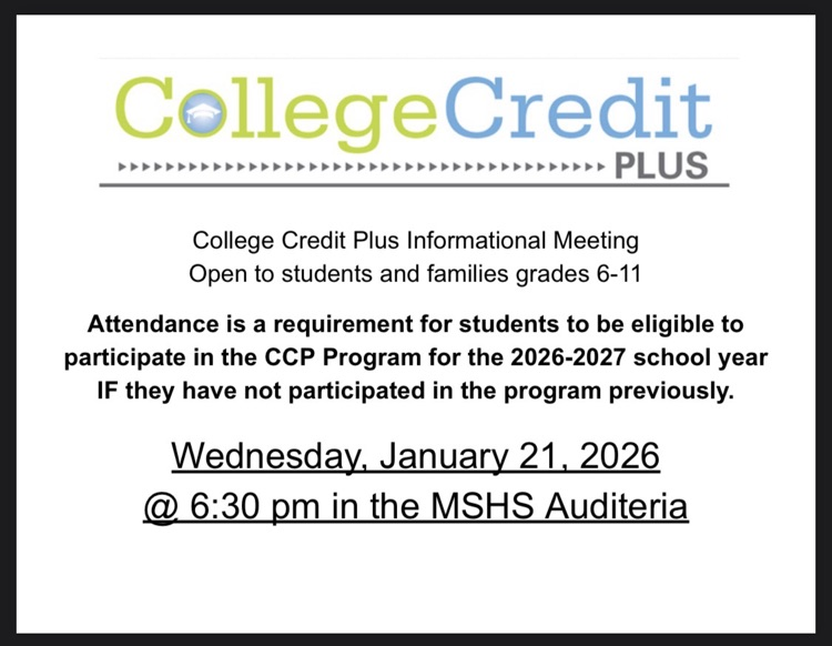 CCP informational meeting info