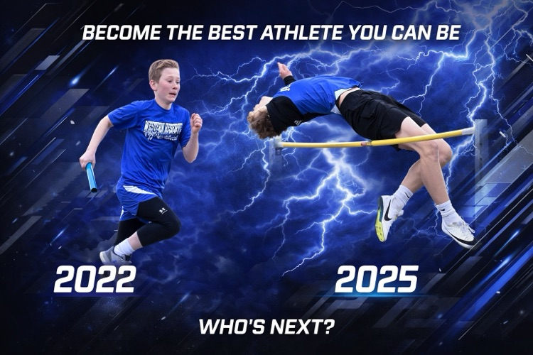  athlete showing growth throughout the years