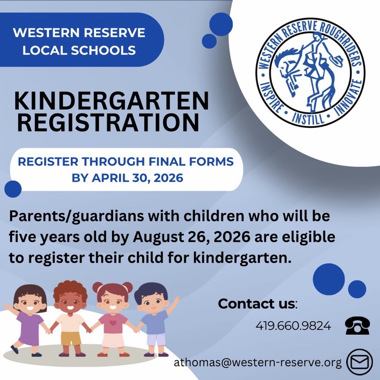 kindergarten registration info