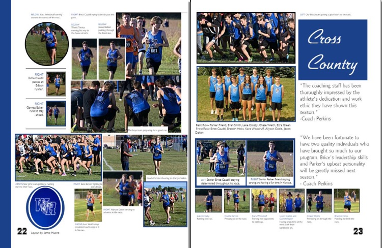 yearbook layout