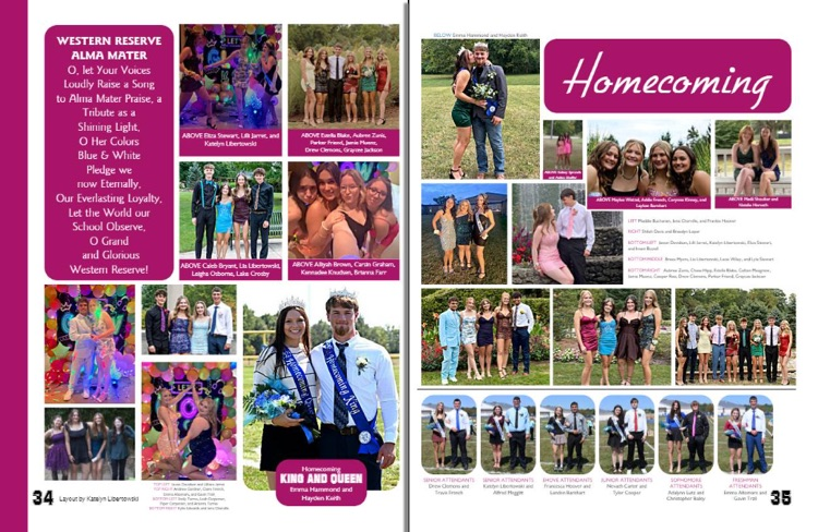 yearbook layout