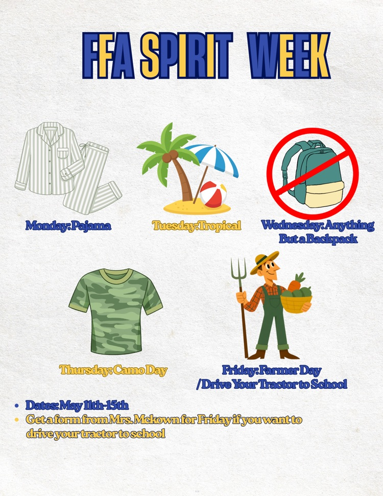 FFA spirit week info