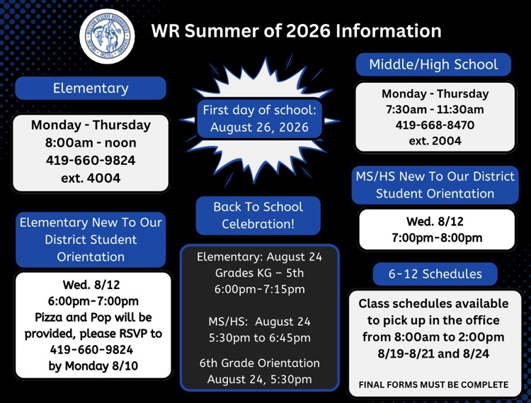 summer info