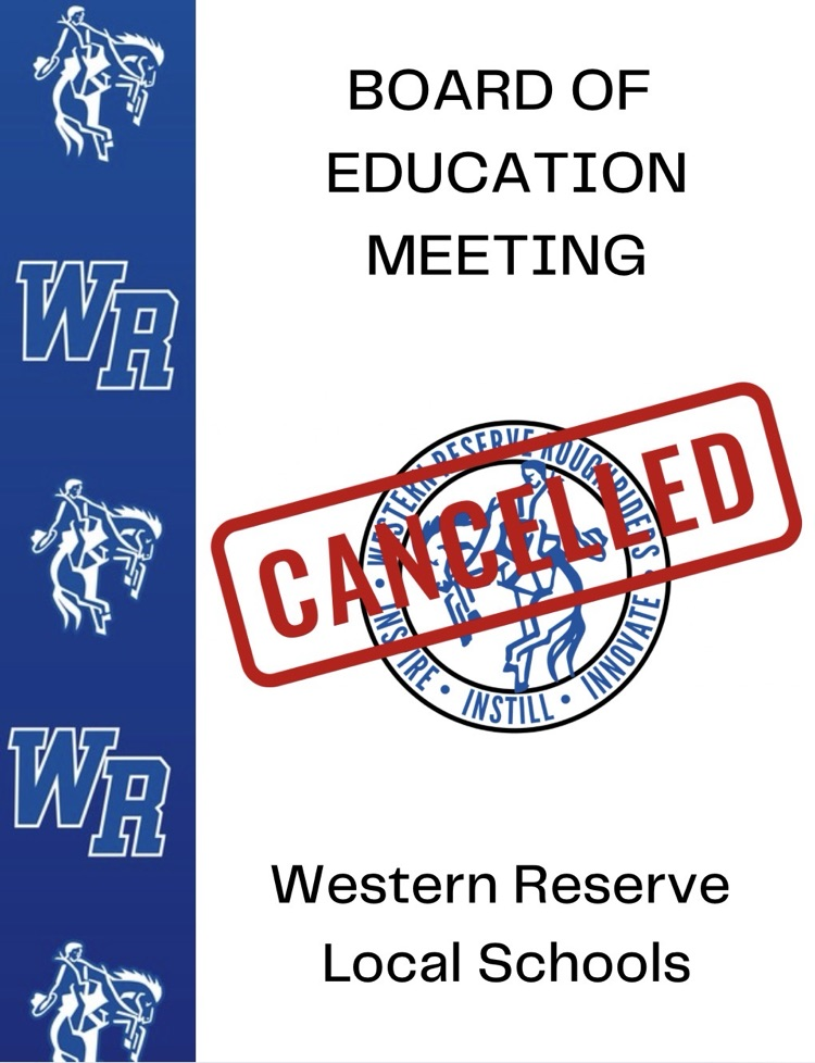 cancelled meeting sign