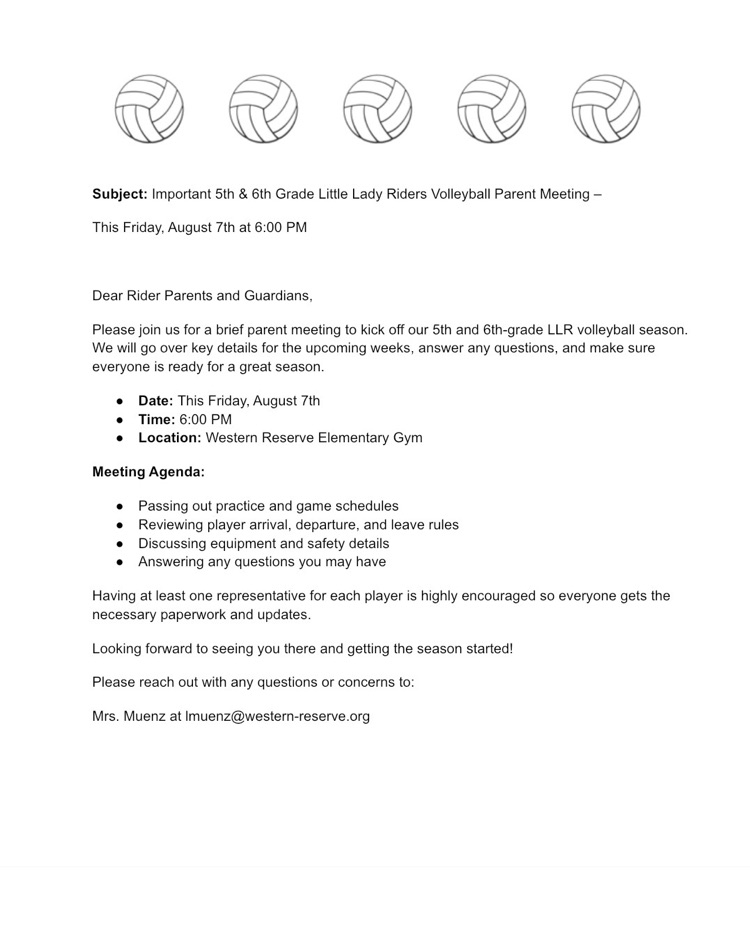 Volleyball info