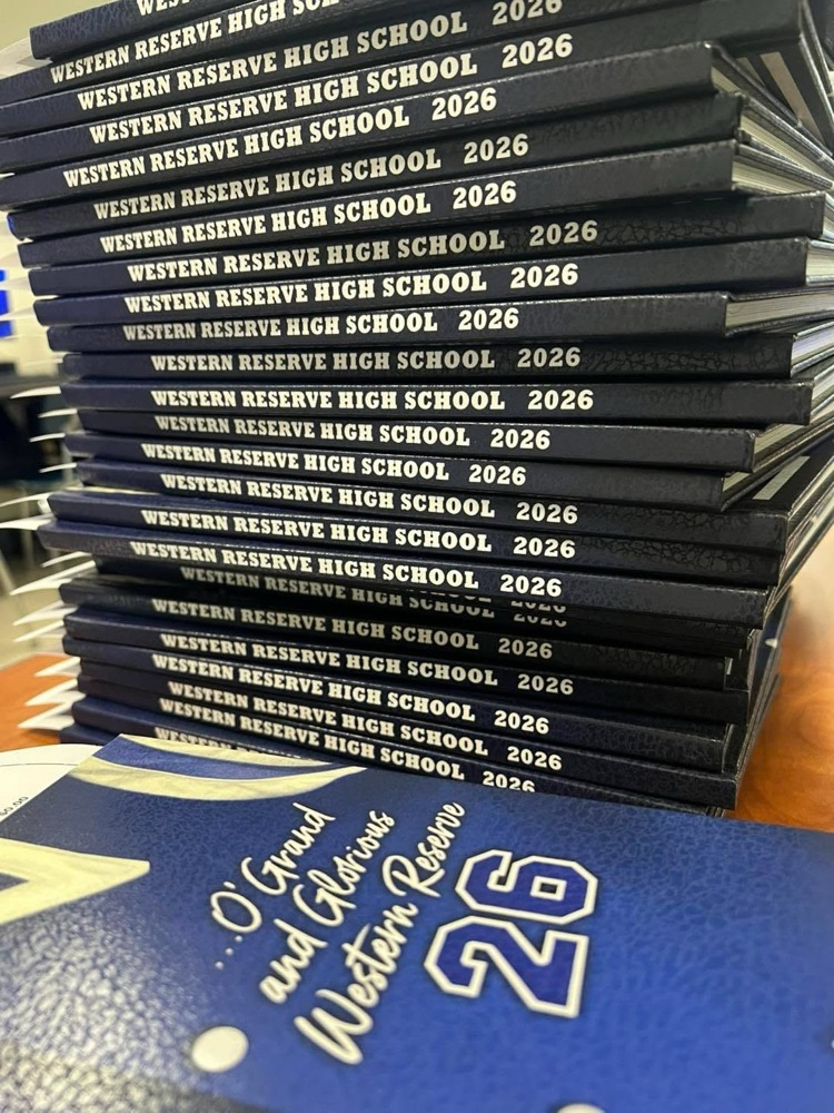 picture of a stack of yearbooks