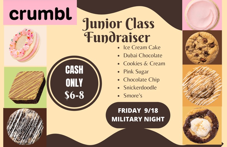 junior class fundraiser info