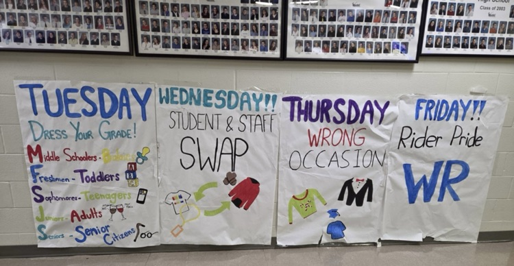 Spirit Week info