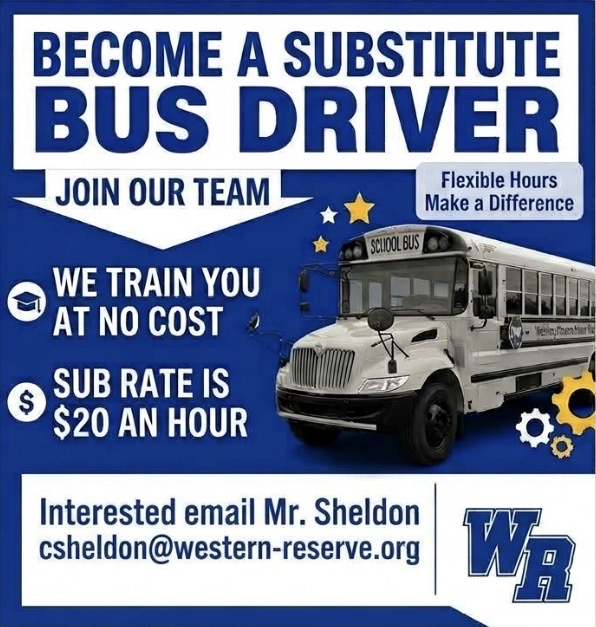 substitute bus driver info