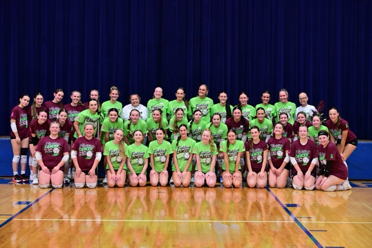 volleyball players-Volley for the Cure 