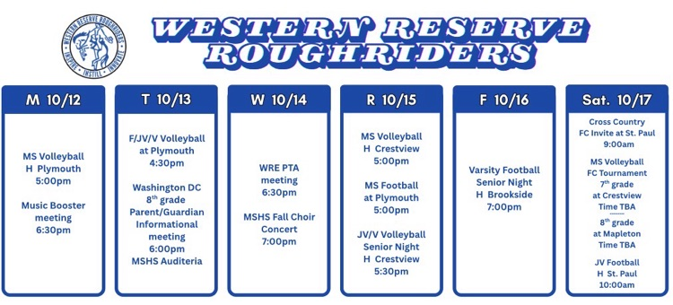 weekly events