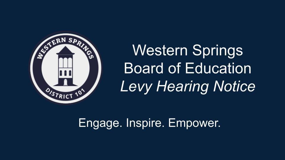 Levy Hearing December 16, 2025