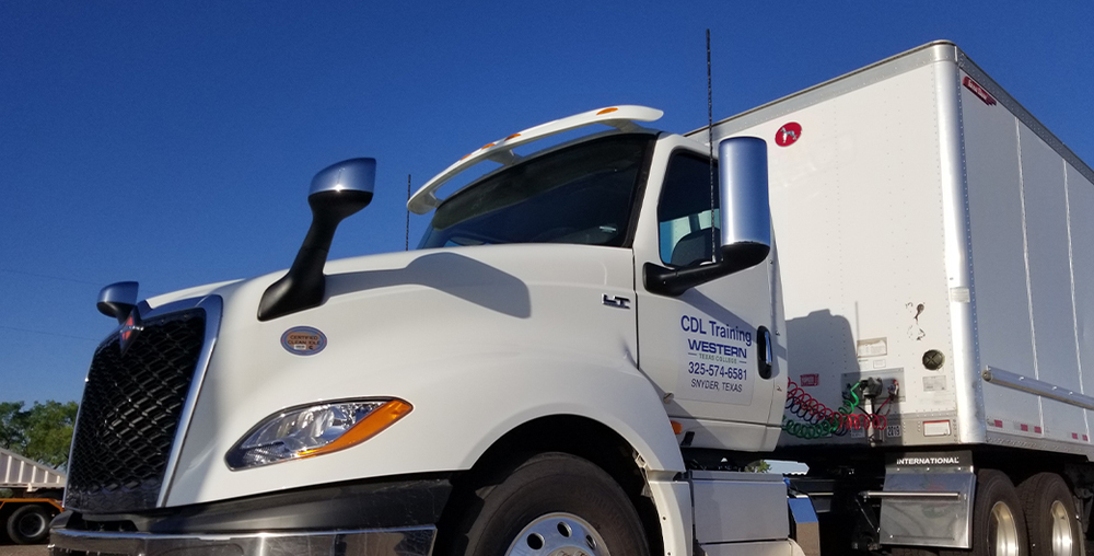 One of WTC’s trucks used for training truck drivers.