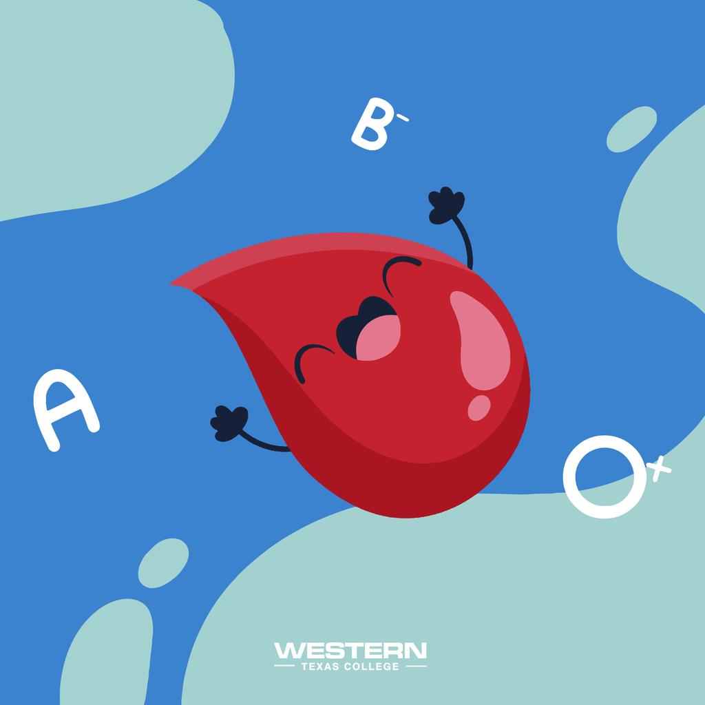 A blood droplet smiles with his arms over its head.