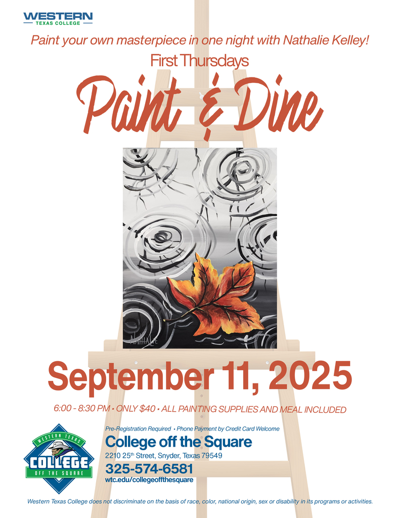 First Thursdays Paint & Dine September 2025