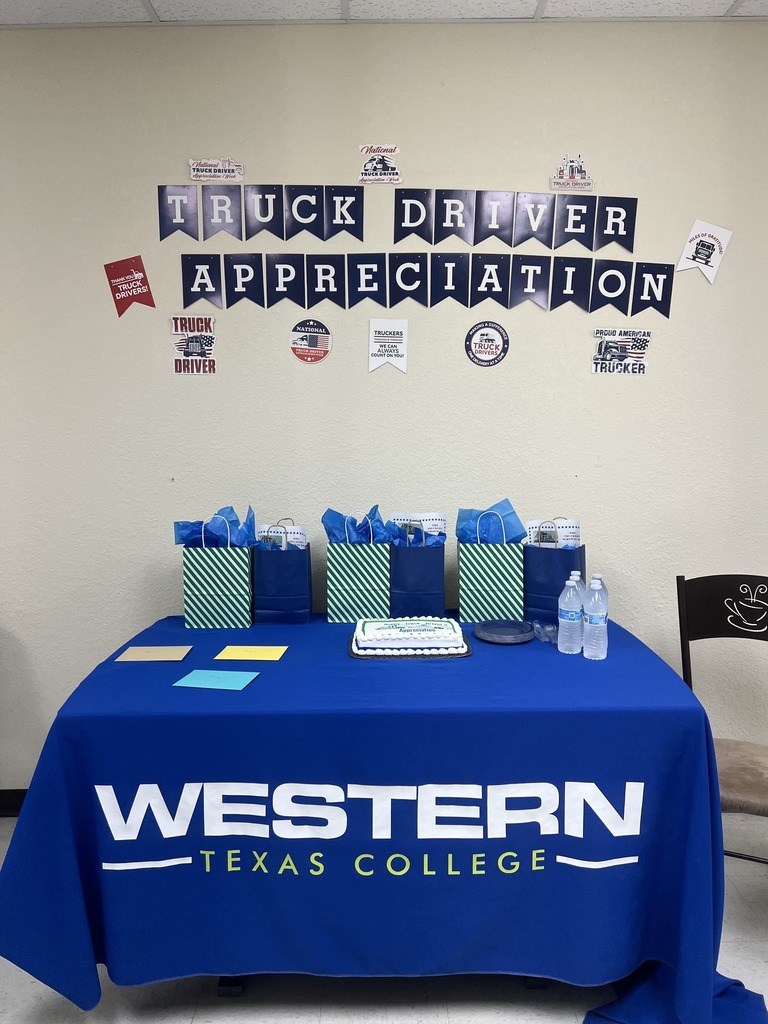 Table and Decorations for Truck Driver Appreciation event
