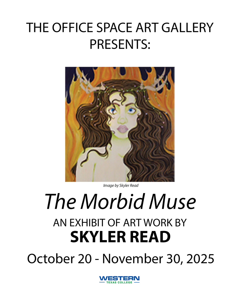 Graphic for Skyler Read art exhibit "The Morbid Muse."