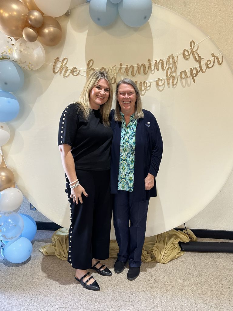 Dr. Beebe with Molli Fleming.