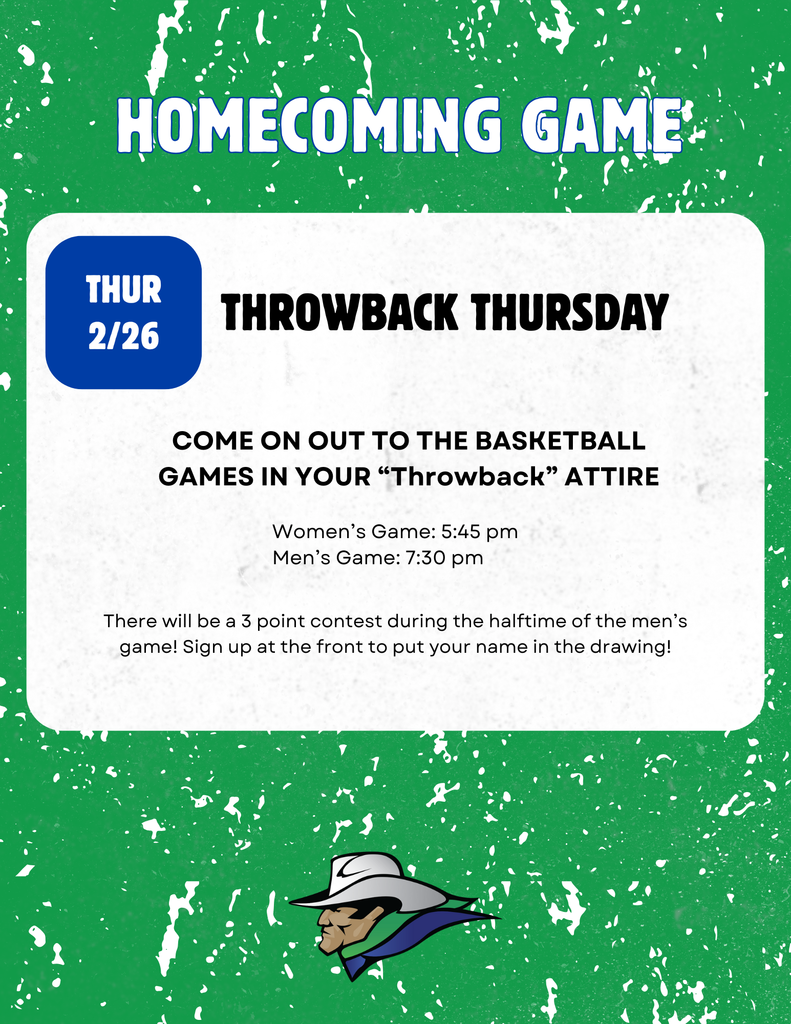 Graphic with Homecoming details.