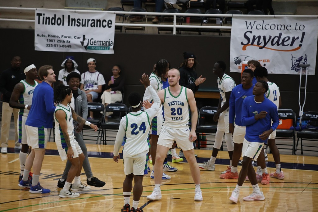 WTC Basketball Game players