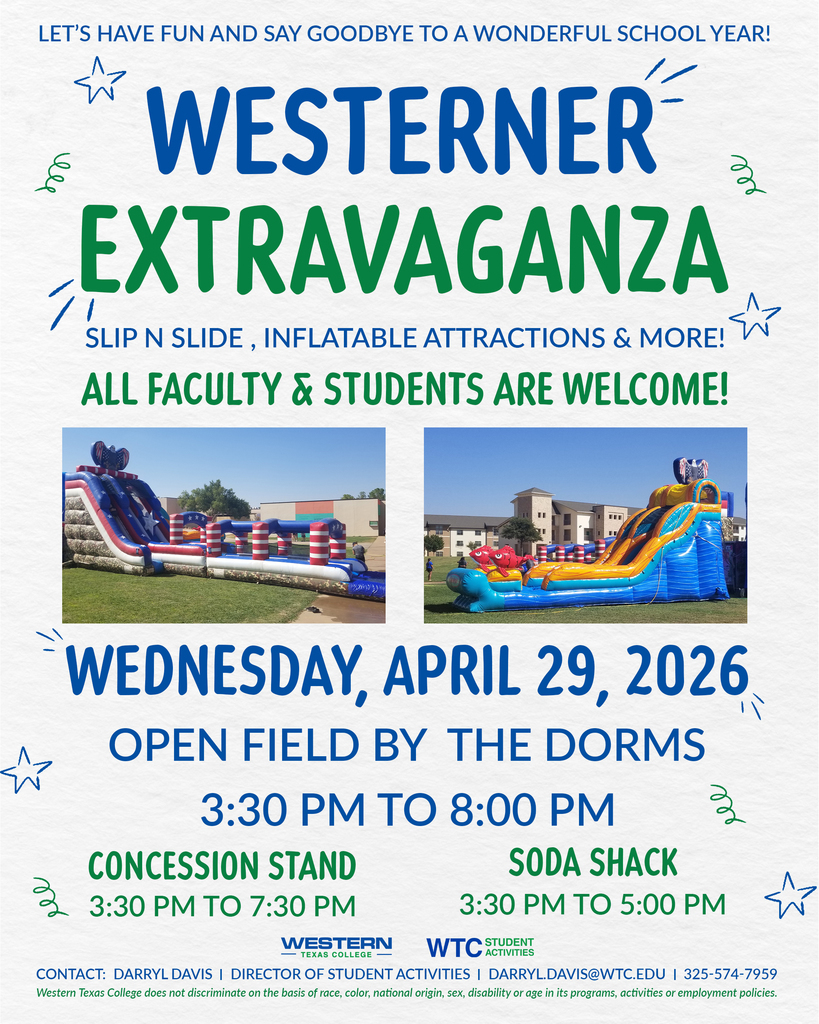Graphic for the event with inflatable slide images and details.