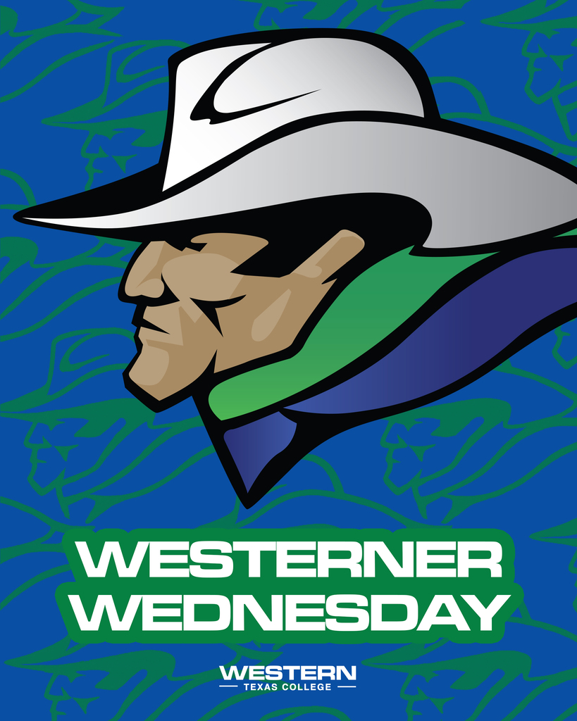 Graphic with WTC mascot and logo with the words, "Westerner Wednesday."