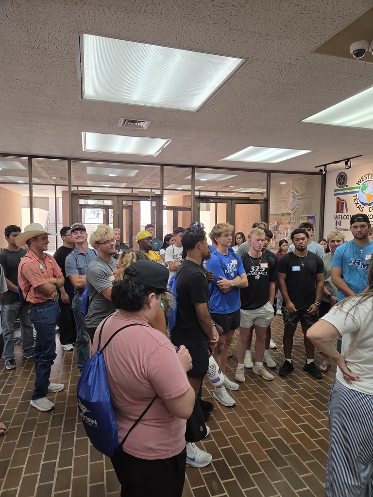 New WTC students gather indoors during New Student Orientation.