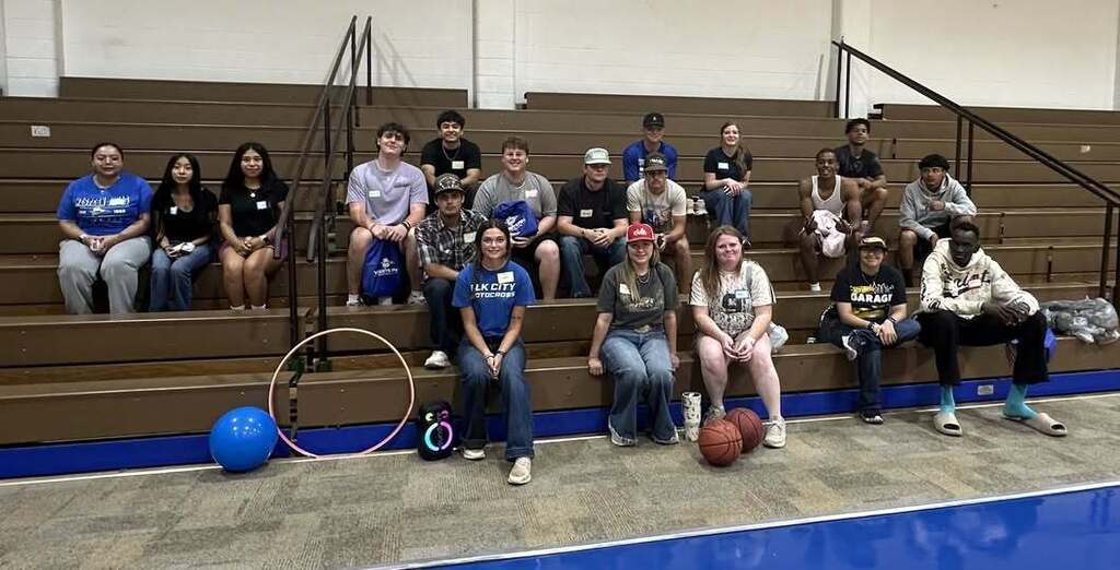 WTC Students in the gym