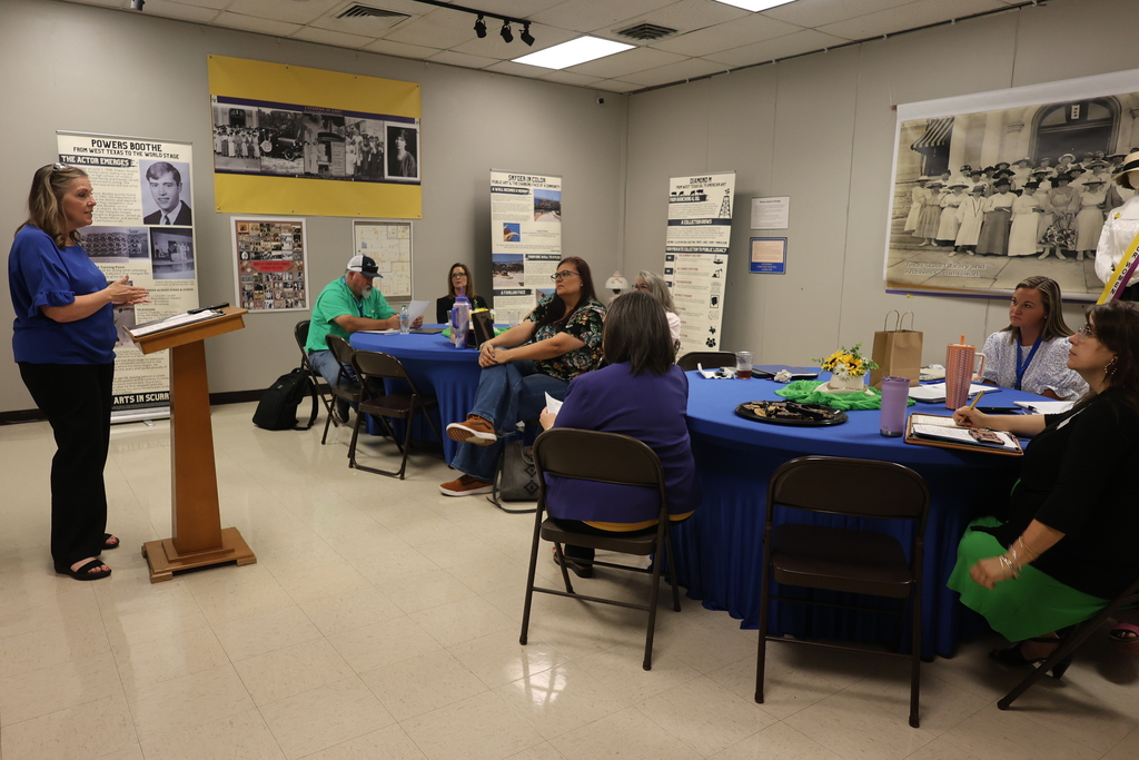 Attendees participate in a breakout session at the Scurry County Museum during the 2026 Annual Education Partnership Summit.